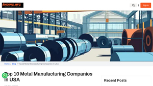 Top 10 Metal Manufacturing Companies in USA 2025 - steel companies in usa
