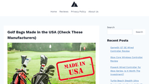 Golf Bags Made in the USA (Check These Manufacturers) - usa golf bag