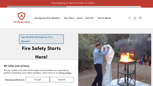 Top Quality Fire Blanket for Reliable Safety – Shop in USA - fire blankets made in usa