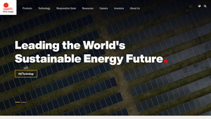 First Solar - solar manufacturers in usa