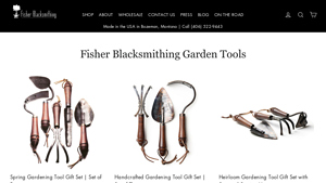 Fisher Blacksmithing Garden Tools - garden tools made in usa