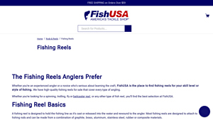Fishing Reels | Spinning Reels - Baitcasting Reels - FishUSA - reels made in usa