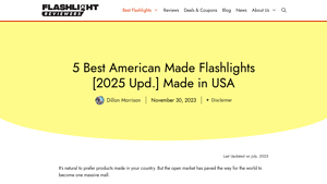 5 Best American Made Flashlights [2025 Upd.] Made in USA - Outlighter - flashlight made in usa