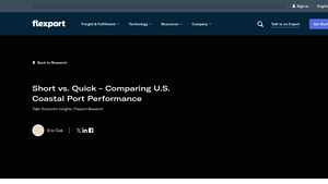 Short vs. Quick - Comparing U.S. Coastal Port Performance - Flexport - ports east coast usa
