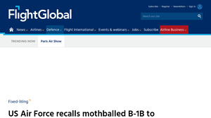 US Air Force recalls mothballed B-1B to service from boneyard | News - usaf boneyard