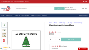 Washington's Cruisers | Appeal to Heaven Flag | Made in the USA - appeal to heaven flag made in usa