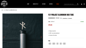 Fly Project Made in USA Rod Tube - fly rods made in usa