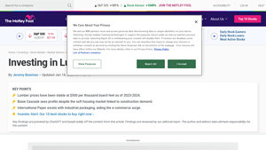 4 Best Lumber Stocks to Buy in 2025 | The Motley Fool - largest lumber companies in usa