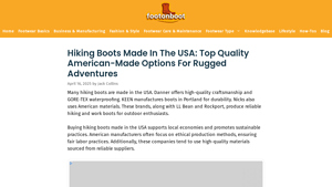Hiking Boots Made in the USA: Top Quality American-Made Options for ... - hiking boots made in usa