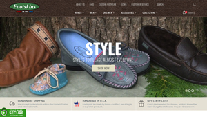 Leather & Deerskin Moccasins Made In USA - Footskins - usa made slippers