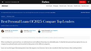 Best Personal Loans Of 2025: Compare Top Lenders - loan service usa