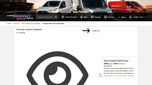Favorite electric blanket? - Ford Transit USA Forum - made in usa electric blanket