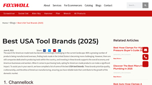Best USA Tool Brands ( Update 2025) - FOXWOLL - tools manufactured in the usa
