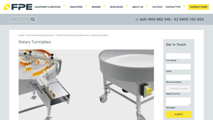 Rotary Turntables - Industrial Lazy Susan - FPE - industrial lazy susan