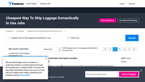 Cheapest way to ship luggage domestically in usa Jobs, Employment ... - cheapest way to ship luggage domestically in usa