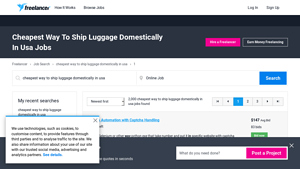 Cheapest way to ship luggage domestically in usa Jobs, Employment ... - cheapest way to ship luggage domestically in usa