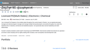 Zephyr M. Profile - Freelancer - riegl usa inc