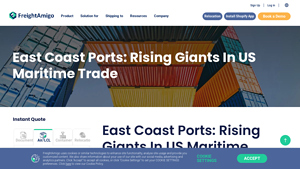East Coast Ports: Rising Giants in US Maritime Trade - FreightAmigo - ports east coast usa