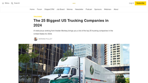 The 25 Biggest US Trucking Companies in 2024 - FreightCaviar - big trucking companies in usa