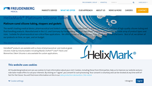 HelixMark® Platinum Silicone Tubing - Freudenberg Medical - medical grade tubing 3/8 od made in the usa