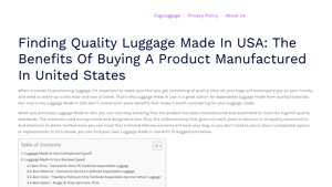 Top 15 Best Luggage Made In Usa Reviews & Comparison 2025 - luggage made in usa