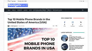 Top 10 Mobile Phone Brands in USA (America) - [June 2025] - usa made mobile phones