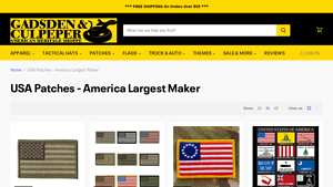 America Largest Maker USA Patches | Gadsden and Culpeper - made in the usa emblem