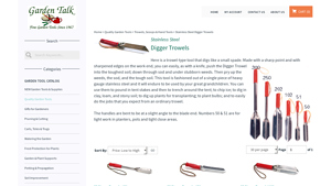 Stainless Steel Digger Trowels - Garden Digging Trowels Made in USA - garden trowel made in usa