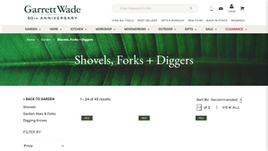 Garden Shovels & Digging Tools - Garrett Wade - usa made gardening tools