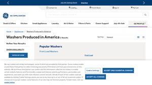 Washers Made in America - GE Appliances - washing machines made in usa