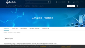 Catalog Peptide - GenScript - usa peptides