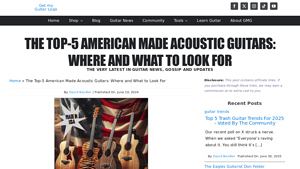 The Top-5 American Made Acoustic Guitars: Where and What to Look For - acoustic guitars made in usa