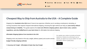 Cheapest Way to Ship from Australia to the USA - getmyparcel.com - ship package to australia from usa
