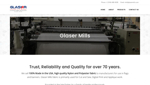 GlaserMills - A Leading textile supplier since 1947 - fabric manufacturers usa