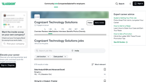 Cognizant Technology Solutions Jobs & Careers - Glassdoor - cognizant technology solutions careers usa