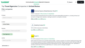 Top Travel Agencies Companies in United States - Glassdoor - top ten travel agencies in usa