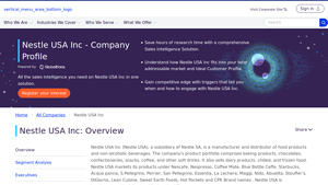 Nestle USA Inc Company Profile - Overview - GlobalData - nestle usa inc