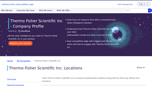 Thermo Fisher Scientific Inc Locations - Headquarters & Offices - thermo scientific waltham ma usa