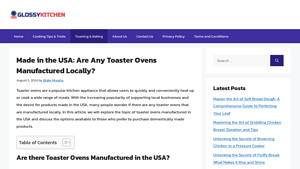 Made in the USA: Are Any Toaster Ovens Manufactured Locally? - toaster made in usa