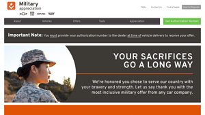 Military Appreciation | GM Vehicle Purchase Program - cadilac usa