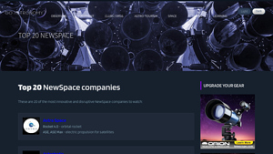 Top 20 Newspace Companies | 2025 List | GO ASTRONOMY - space companies in usa