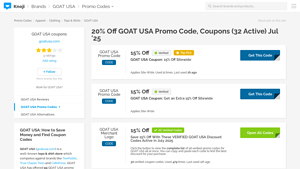 20% Off GOAT USA Promo Code, Coupons (28 Active) Jul '25 - Knoji - goat usa clothing