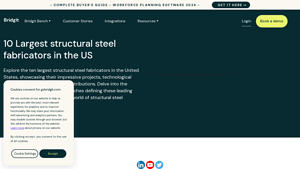 10 Largest structural steel fabricators in the US - Bridgit - steel companies in usa