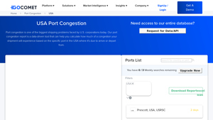 USA Port Congestion / Delay Status Data - GoComet - main ports of usa