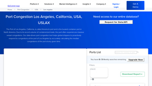 Los Angeles (USLAX) Port Congestion / Delay Status Data - GoComet - ports in california usa