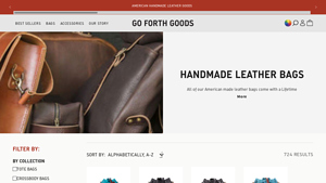 Handmade Leather Bags Made in the USA | Go Forth Goods - bags made in usa