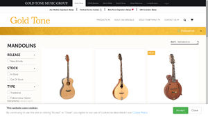 Mandolins | Gold Tone - mandolins made in usa