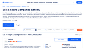 Best Shipping Companies in the US - July 2025 Reviews | GoodFirms - shipping companies in usa