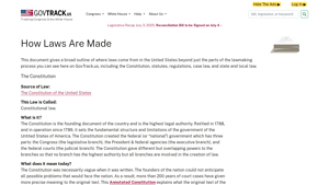 How United States Laws are Made - GovTrack.us - who makes laws in usa