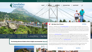 Grandfather Mountain Nature Park & Swinging Bridge - suspension bridges in usa